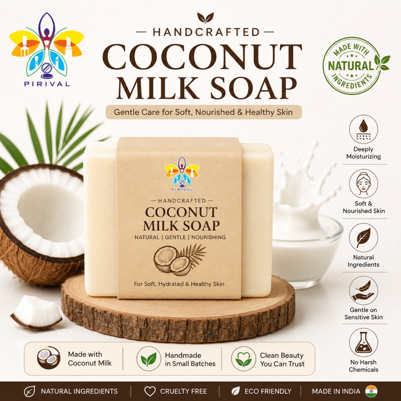 Coconut Milk Soap thumbnail 2